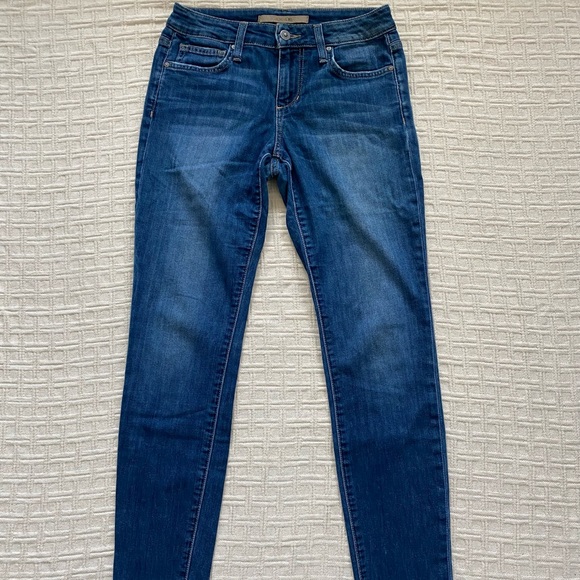 Joe's Jeans mid-rise blue jeans. - Picture 2 of 10